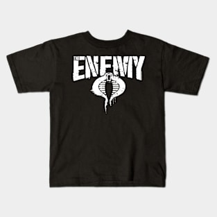 The Enemy - white logo Kids T-Shirt